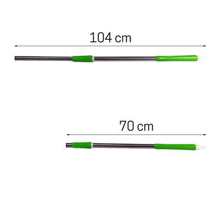 Mop obrotowy z mikrofibry rotacyjny odwirowujący kpl. zielony DFS007-1
