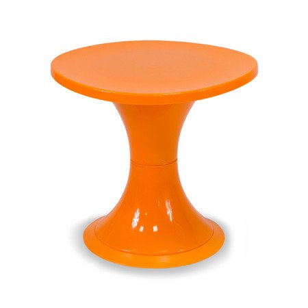 Plastikowy stolik dla dzieci do pokoju dziecięcego lub ogrodu pomarańczowy UC824010-01