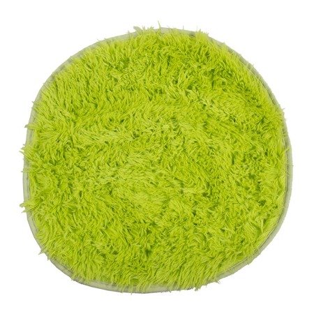 Pluszowa nakładka na krzesło futrzak poduszka włochata zielona UC62901