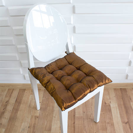 Poduszka na krzesło ogrodowe fotel miękka brązowa UC20110B