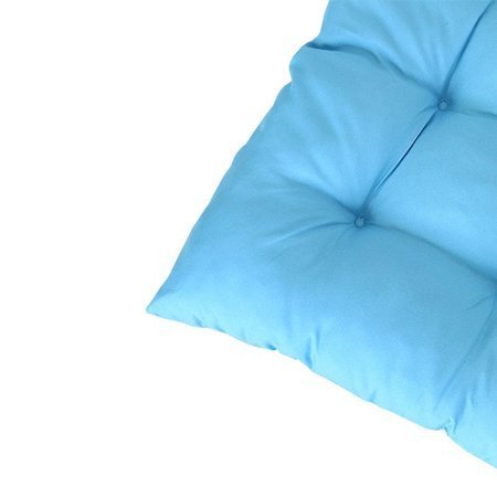 Poduszka na krzesło ogrodowe fotel miękka niebieska UC20225LB