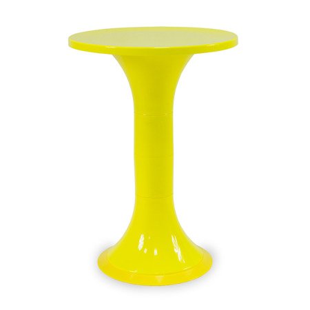Stół stolik dziecięcy okrągły dla dziecka plastikowy żółty UC824009-03