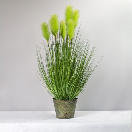 Sztuczna trawa pionowa pampasowa w donicy do salonu Reed 90 cm I TR-REE-090-I
