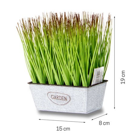 Sztuczna trawa pionowa w donicy Grass 19 cm - II TR-GRMP-019-II