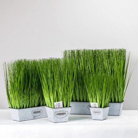 Sztuczna trawa pionowa w donicy Grass 28 cm I TR-GSMP-028-I