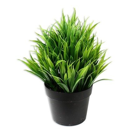 Sztuczna trawa roślina dekoracyjna fejka do salonu zielona UC60505