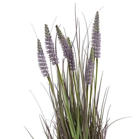Sztuczna trawa roślina lawenda w doniczce ozdobna dekoracyjna do salonu kuchni fioletowa TR-LAV-076-II