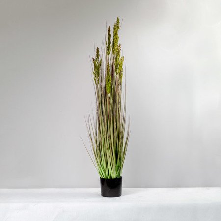 Sztuczna trawa roślina w doniczce do salonu Grain 120 cm II TR-GRA-120-II