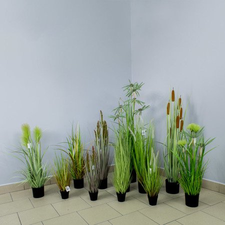 Sztuczna trawa roślina w doniczce do salonu Grain 53 cm III TR-GRA-053-III