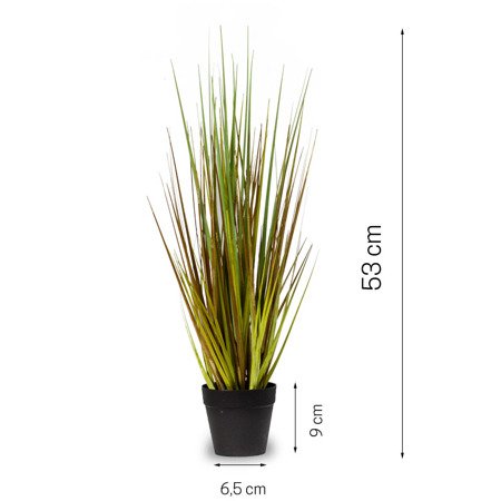 Sztuczna trawa roślina w doniczce do salonu Grass 53 cm III TR-GRS-053-III