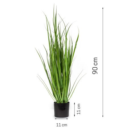 Sztuczna trawa roślina w doniczce do salonu II 90 cm II TR-GSS-090-II