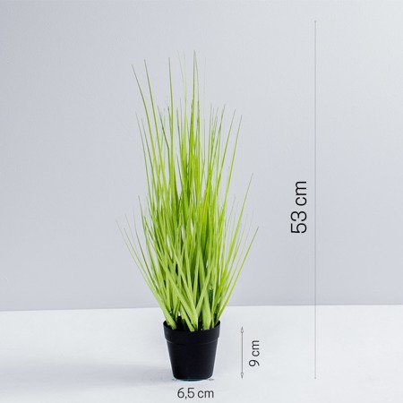 Sztuczna trawa roślina w doniczce do salonu Onion 53 cm IV TR-ONI-053-IV