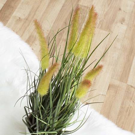 Sztuczna trawa roślina w doniczce ozdobna dekoracyjna do salonu kuchni zielona TR-DOG-061-I