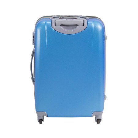 Walizki podróżne Lot Wizzair ABS komplet 20/24/28 niebieskie UC03001-04 + waga bagażowa gratis 03008-03