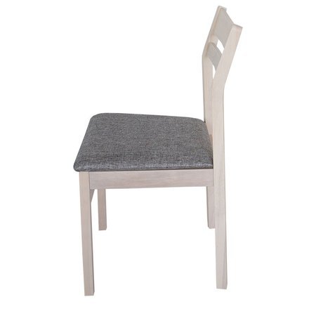 Zestaw kuchenny stół + 4 krzesła do jadalni kuchni nowoczesny drewniany X020 120x75 cm