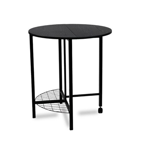 Zestaw stół + 2 krzesła kuchenny do jadalni kuchni nowoczesny Czarny X047